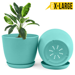 Extra Large Plant Pots – Perfect Home Decor For Indoor And Outdoor Planters With Drainage