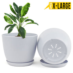 Extra Large Plant Pots – Perfect Home Decor For Indoor And Outdoor Planters With Drainage
